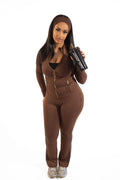 Legging Sport Marron Or