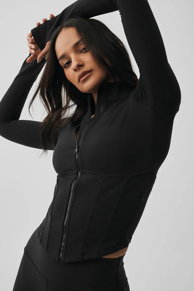 Veste Zippée Noire