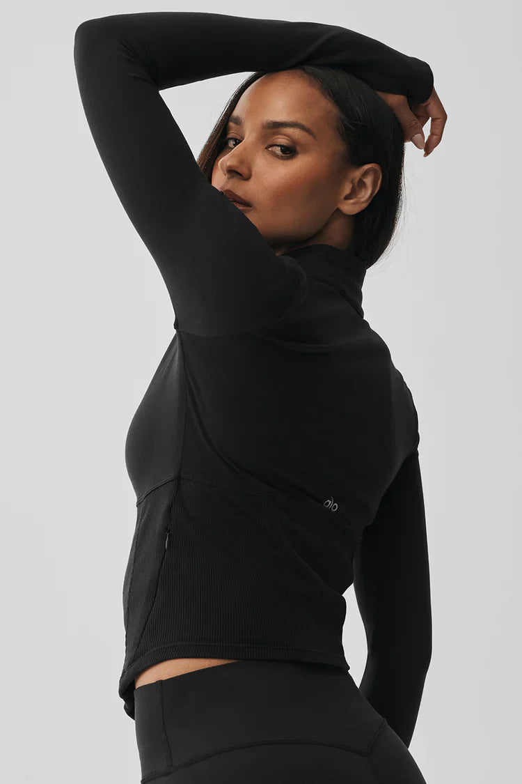 Veste Zippée Noire