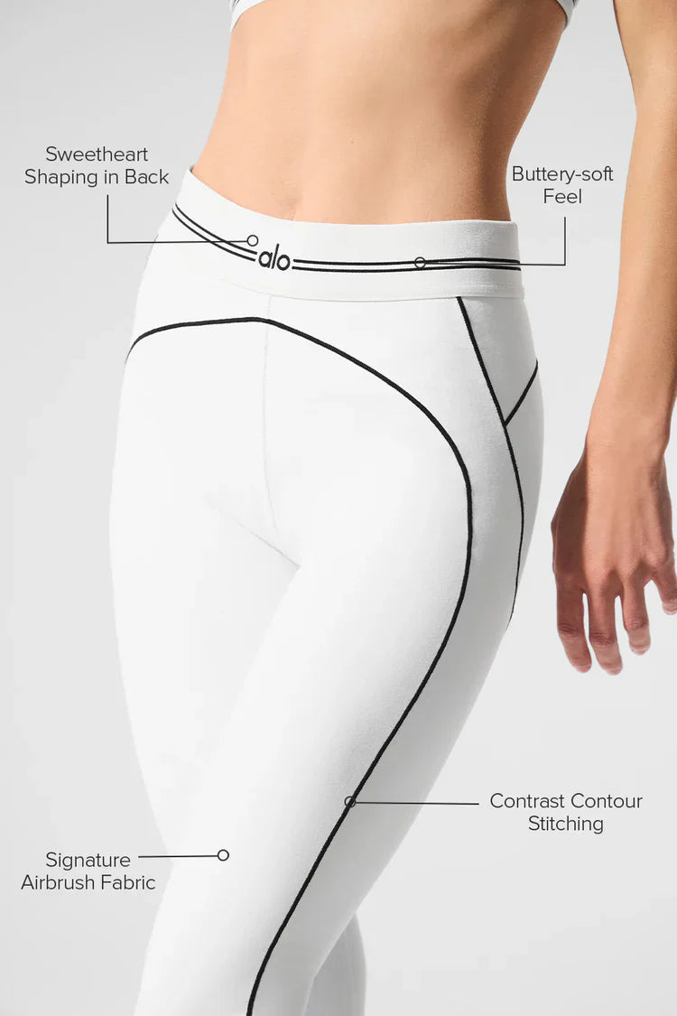 Legging Taille Haute Blanc