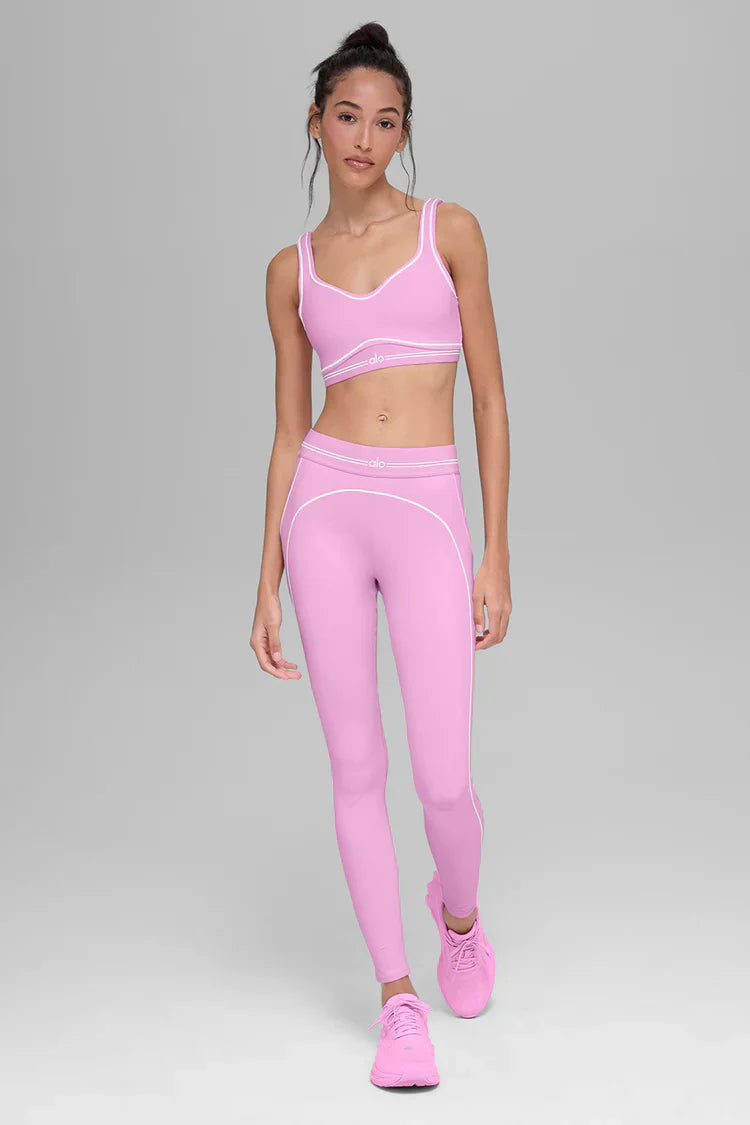 Legging Taille Haute Rose